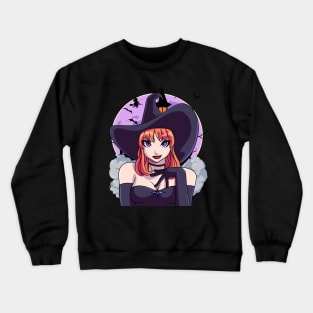 Sexy Witch Happy Halloween Crewneck Sweatshirt